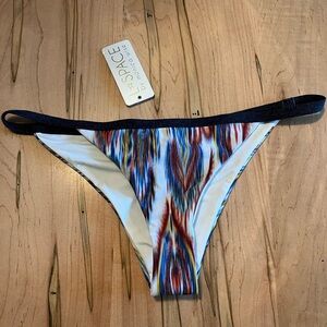 L*SPACE by Monica Wise Multicolor Bikini Bottom Bitsy Cut Size Medium NWT